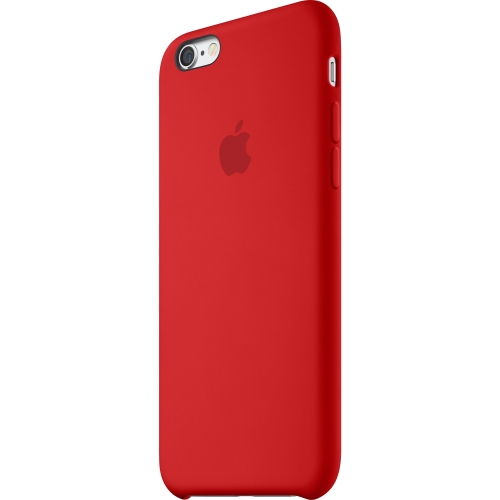 Apple iPhone 6s Silicone Case - (Product)Red - iPhone 6S, iPhone 6 - Red - Silky - Silicone