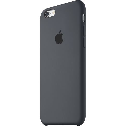 Apple iPhone 6S Plus Silicone Case - Charcoal Grey - iPhone 6S Plus, iPhone 6 Plus - Charcoal Gray - Silky - Silicone