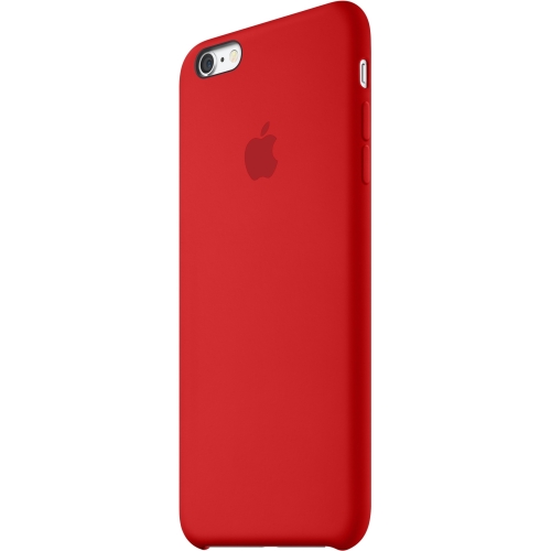 Apple iPhone 6S Plus Silicone Case - (PRODUCT)Red - iPhone 6S Plus, iPhone 6 Plus - Red - Silky - Silicone