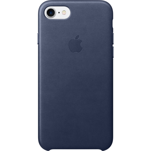 Apple iPhone 7 Leather Case - Midnight Blue - iPhone 7 - Midnight Blue - Leather, MicroFiber