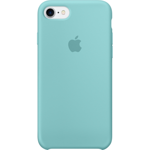 Apple iPhone 7 Leather Case - Sea Blue - iPhone 7 - Sea Blue - Leather, MicroFiber