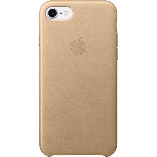 Apple iPhone 7 Leather Case - Tan - iPhone 7 - Tan - Leather, MicroFiber