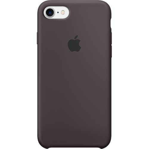 Apple iPhone 7 Silicone Case - Cocoa - iPhone 7 - Cocoa - Silky - Silicone, MicroFiber