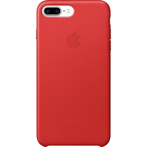 Apple iPhone 7 Plus Leather Case - (Product)Red - iPhone 7 Plus - Red - Leather, MicroFiber