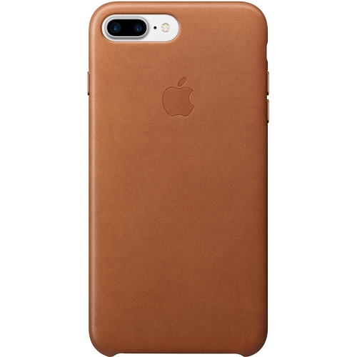 Apple iPhone 7 Plus Leather Case - Saddle Brown - iPhone 7 Plus - Saddle Brown - Leather, MicroFiber