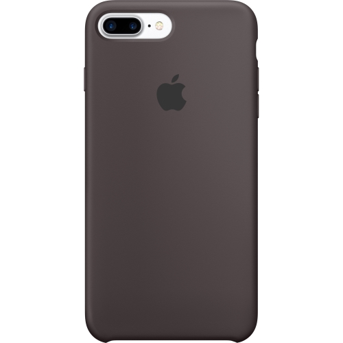 Apple iPhone 7 Plus Silicone Case - Cocoa - iPhone 7 Plus - Cocoa - Silky - Silicone, MicroFiber