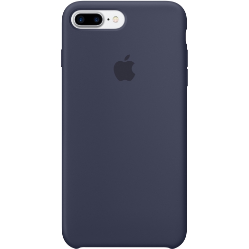 Apple iPhone 7 Plus Silicone Case - Midnight Blue - iPhone 7 Plus - Midnight Blue - Silky - Silicone, MicroFiber