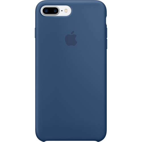 Apple iPhone 7 Plus Silicone Case - Ocean Blue - iPhone 7 Plus - Ocean Blue - Silky - Silicone, MicroFiber