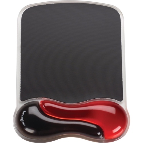 Duo Gel Wave Mouse Pad Red