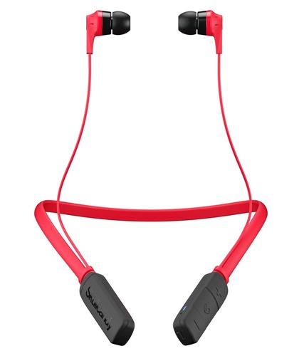 Skullcandy Ink'd 2.0 Bluetooth Earbud Headphones Red/Black