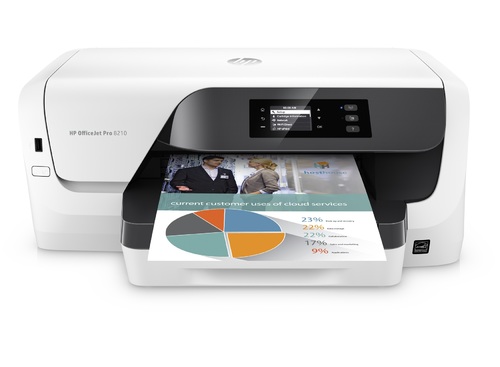 HP Officejet Pro 8210 Inkjet Printer - Color - 2400 x 1200 dpi Print - Plain Paper Print - Desktop