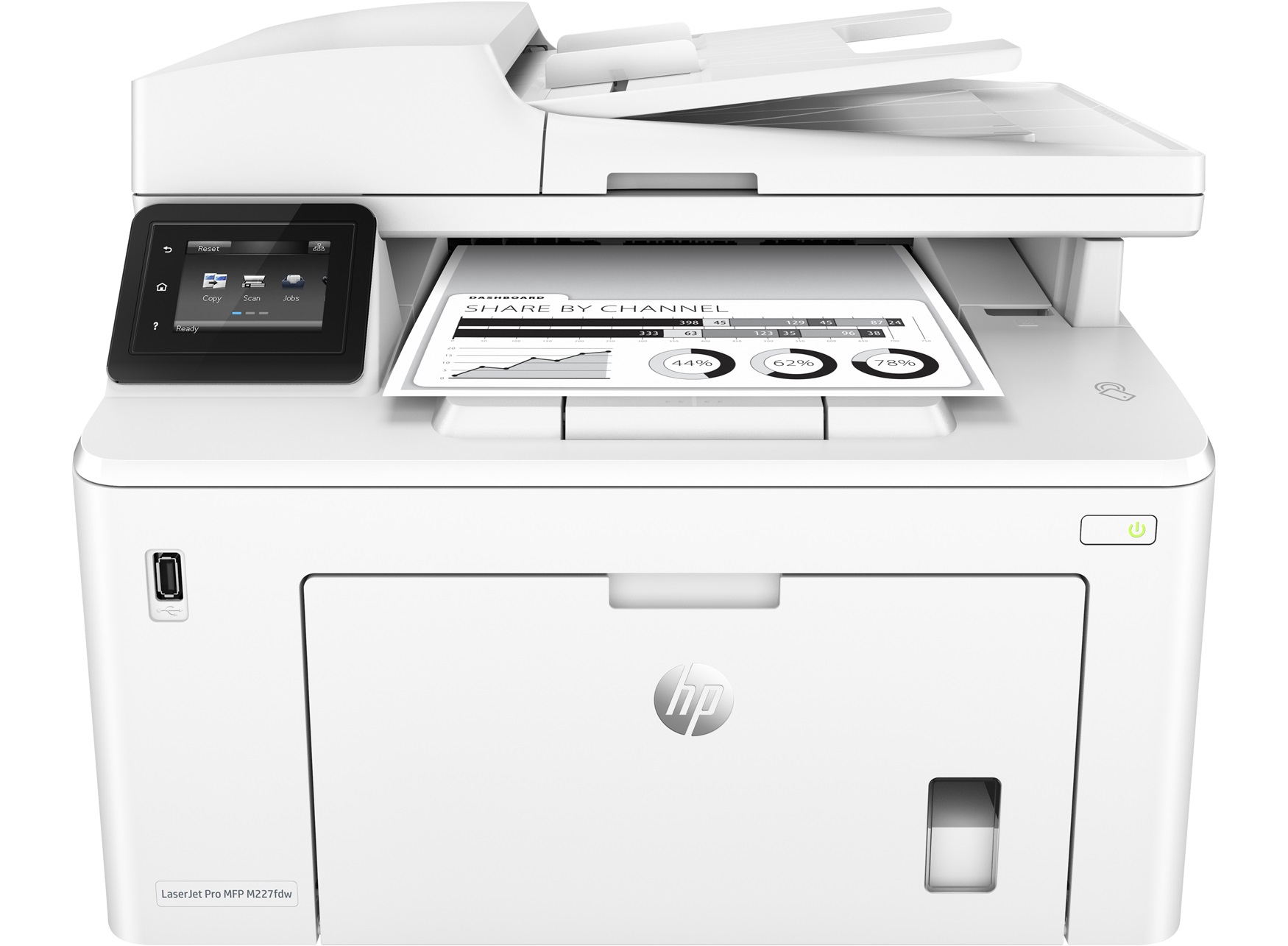 HP LaserJet Pro M227fdw Laser Multifunction Printer - Monochrome - Plain Paper Print - Desktop
