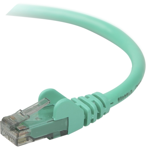 Belkin Cat.6 UTP Patch Network Cable - Category 6 for Network Device - Patch Cable - 14 ft - 1 x RJ-45 Male Network - 1 x RJ-45 Male Network - Green