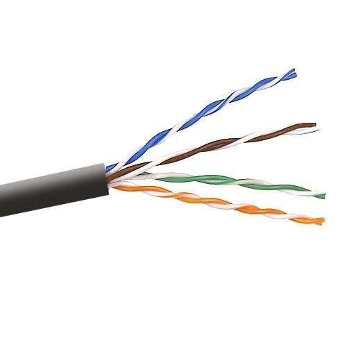 Belkin Cat.5e Horizontal UTP Bulk Cable (Bare wire) - 1000ft - Black