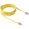 Belkin Cat.6 Patch Cable - RJ-45 Male Network - RJ-45 Male Network - 15ft - Yellow