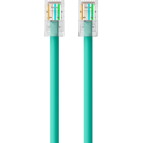 Belkin CAT6 Ethernet Patch Cable, RJ45, M/M - Category 6 for Network Device, Computer, Notebook, Modem, Router - 128 MB/s - Patch Cable - 2 ft - 1 x RJ-45 Male Network - 1 x RJ-45 Male Network - Gold Plated Connector - Gold Plated Contact - Green