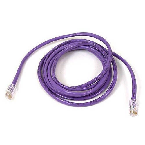 Belkin High Performance Cat. 6 UTP Network Patch Cable - RJ-45 Male - RJ-45 Male - 24.02" - Purple