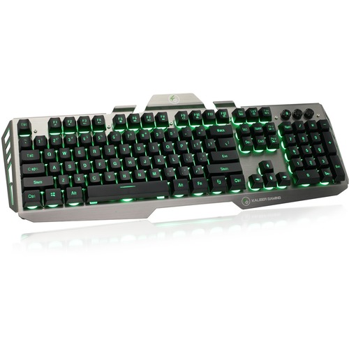 Kaliber Gaming HVER Aluminum Gaming Keyboard - Black/Gray