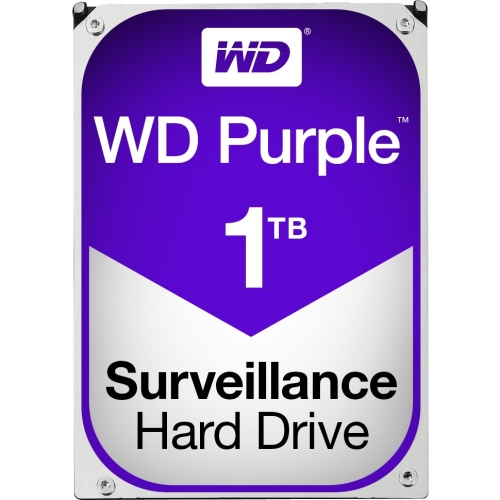 WD Purple 1TB Surveillance Hard Drive - 5400rpm - 64 MB Buffer