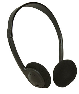 AE-711 On-Ear Headphones (Black)