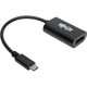 Tripp Lite USB C to DisplayPort Video Adapter Converter 4K x 2K @ 60Hz, Black, USB Type C to DP, USB-C, USB Type-C 6in 