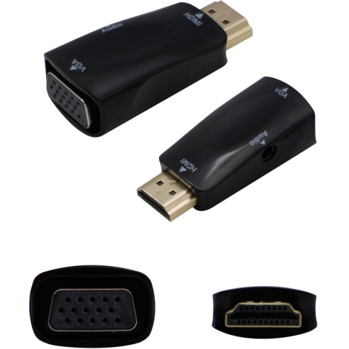5PK HDMI TO VGA M/F BLACK