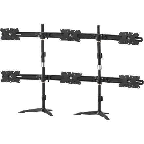 HEAVY DUTY 6 MONITOR DESK