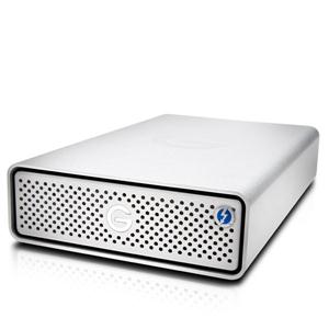 10TB GDrive Thunderbolt 3, Professional Desktop Drive 7200RPM, G-DRIVE 2x Thunderbolt3, 3/1x USB-C ALL CABLES INCLUDED Silver PA