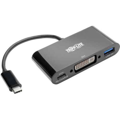 USB C to DVI Adapter Hub 6in