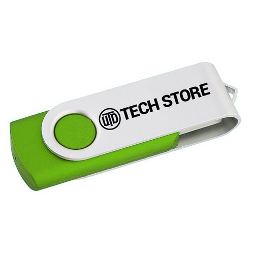 UTD Swing USB Drive - 8GB - Green - minimum quantity 25