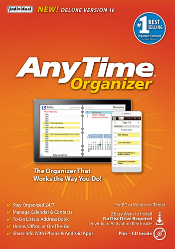 AnyTime Organizer Deluxe 16 (Home Edition) (Electronic Software Delivery)