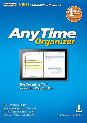 AnyTime Organizer Standard 16 (Home Edition) (Electronic Software Delivery)