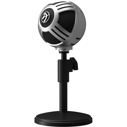 Arozzi Sfera Pro Microphone - 50 Hz to 16 kHz - Wired - 44 dB - Condenser - Cardioid, Omni-directional - Desktop, Boom - USB