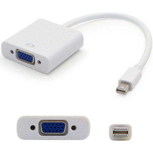 WHITE MINI DISPLAYPORT TO VGA