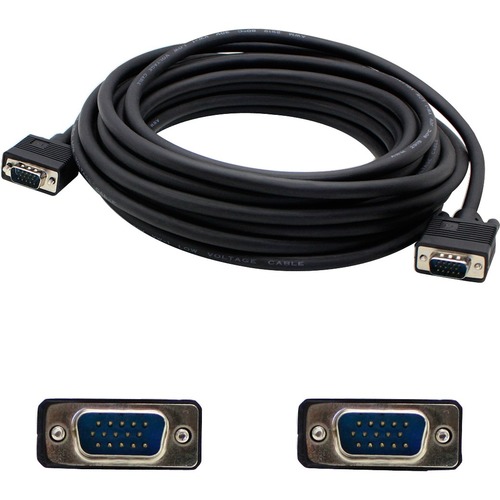 5PK 15FT VGA M/M BLACK M/M