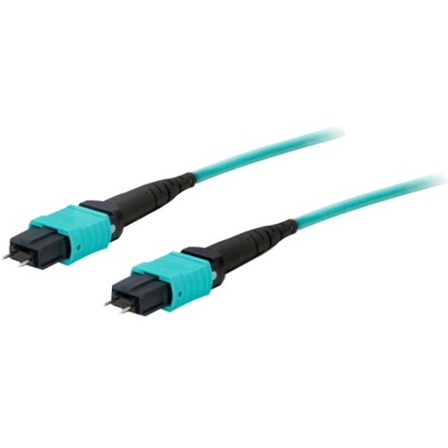25M MPO M/M OM4 AQUA FIBER UPC