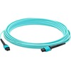 30M MPO M/M OM3 AQUA FIBER UPC