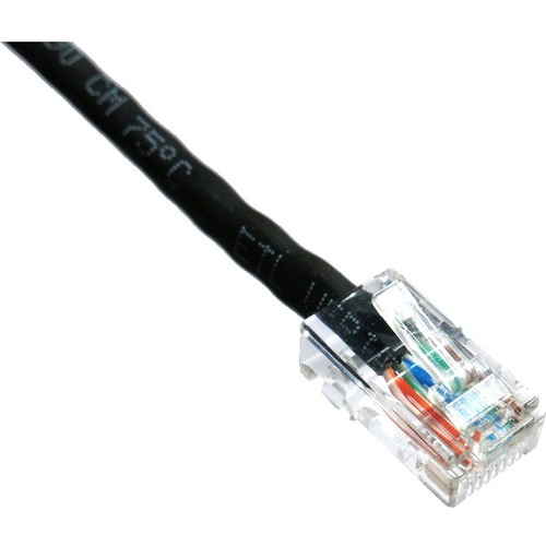 25FT CAT5E BLACK NON-BOOTED
