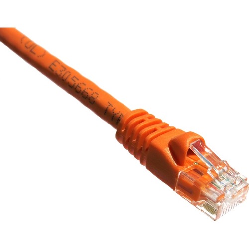50FT CAT6A ORANGE MOLDED BOOT