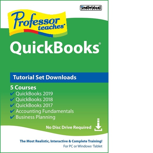 Professor Teaches QuickBooks 2019 - Tutorial Set (Win - Download)