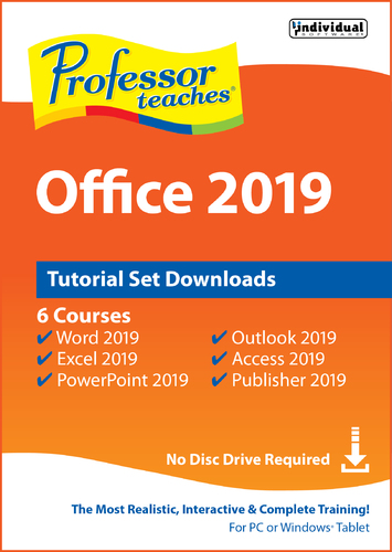 Professor Teaches Microsoft Office 2019 - Tutorial Set (Win - Download)