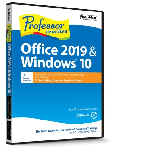 Professor Teaches Microsoft Office 2019 & Windows 10 - Tutorial Set (Win - Download)