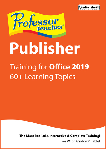 Professor Teaches Publisher for Office 2019 (Win - Download)
