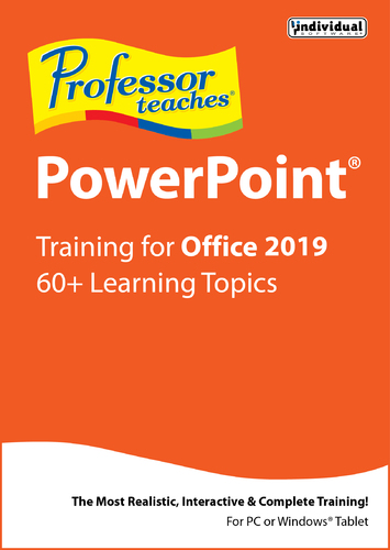 Professor Teaches PowerPoint for Office 2019 (Win - Download)