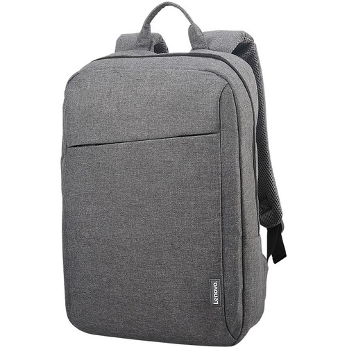Lenovo B210 Carrying Case (Backpack) for 15.6" Notebook - Gray - Water Resistant Interior - Polyester, Quilt Back Panel - Shoulder Strap, Handle - 17.9" Height x 13.4" Width x 5.9" Depth