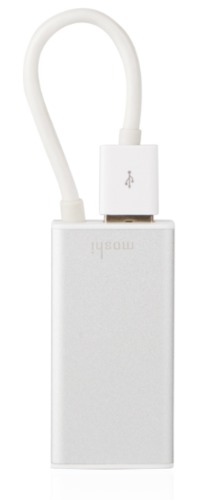 USB Cable to Ethernet Adapter - Silver