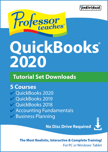 Professor Teaches QuickBooks 2020 - Tutorial Set (Win - Download)