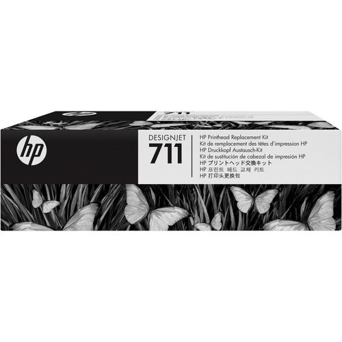 HP 711 Printhead - Pigment Black, Cyan, Magenta, Yellow - Inkjet - 1 / Pack