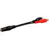 6IN 3.5MM STEREO F TO 2 RCA M