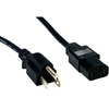 1FT POWER CORD BLACK